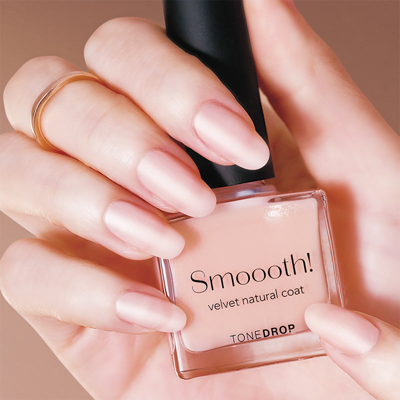 【TONE DROP】あえて輝かせないナチュラルネイル!「透け感マット」ポリッシュ登場