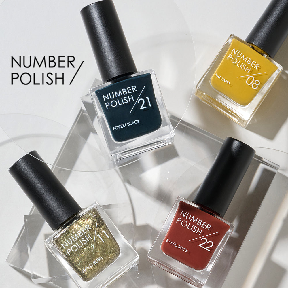 <NUMBER POLISH>シーンに合わせて楽しめる 秋を彩るディープカラーコレクション