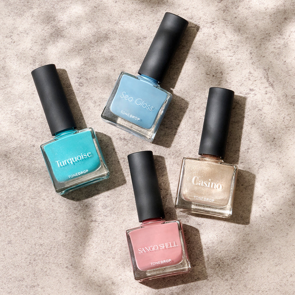 <先行発売>「TONE DROP」新色!夏肌を引きたてる透明感 多彩にきらめくリゾートカラー