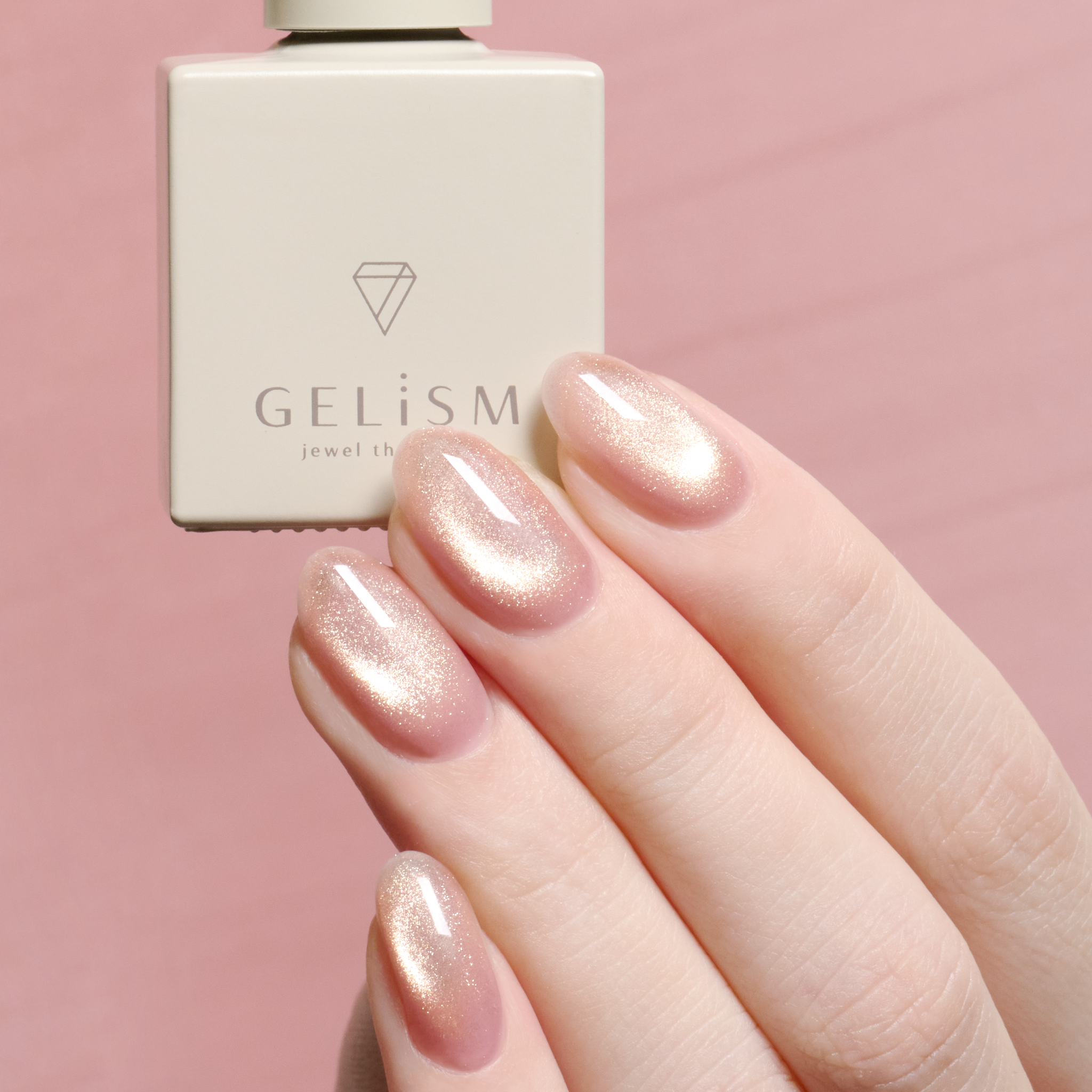 【6/12 先行販売】GELiSM ジェルポリッシュ MF54 glass pink  / グラスピンク