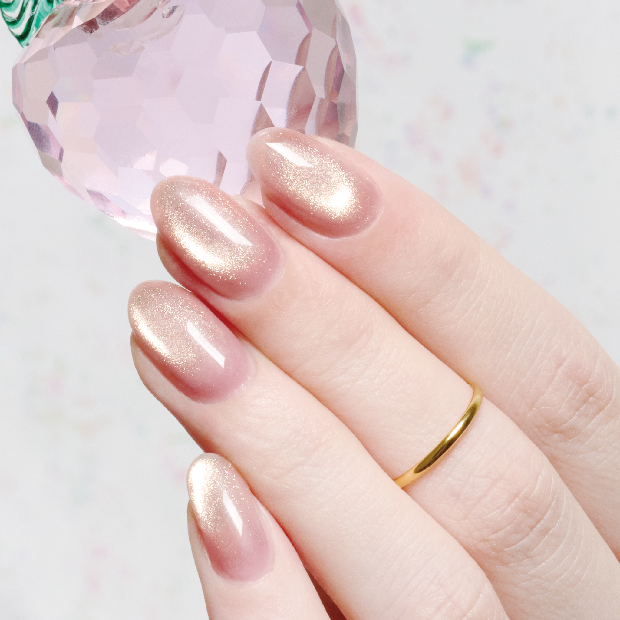 【6/12 先行販売】GELiSM ジェルポリッシュ MF54 glass pink  / グラスピンク