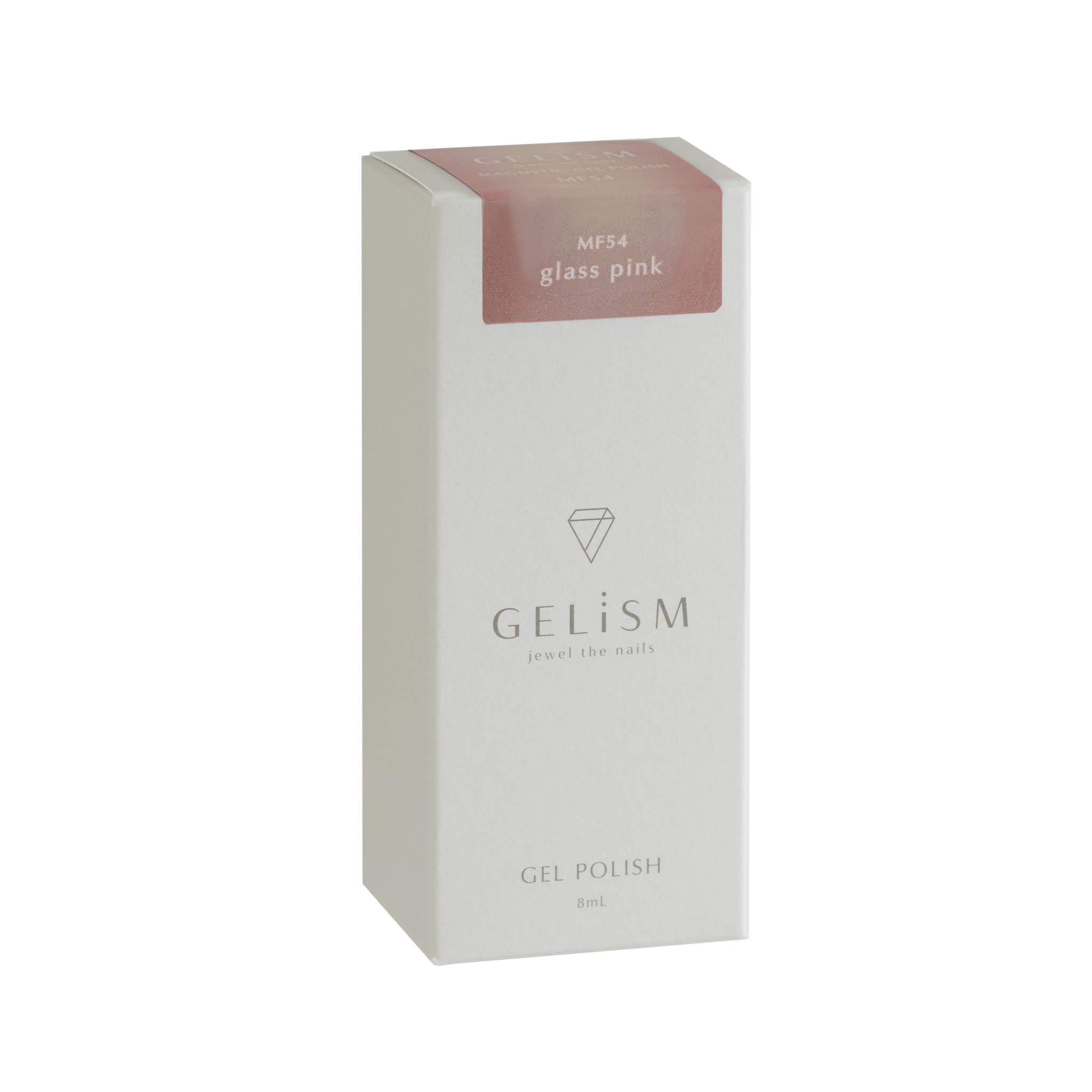 【6/12 先行販売】GELiSM ジェルポリッシュ MF54 glass pink  / グラスピンク