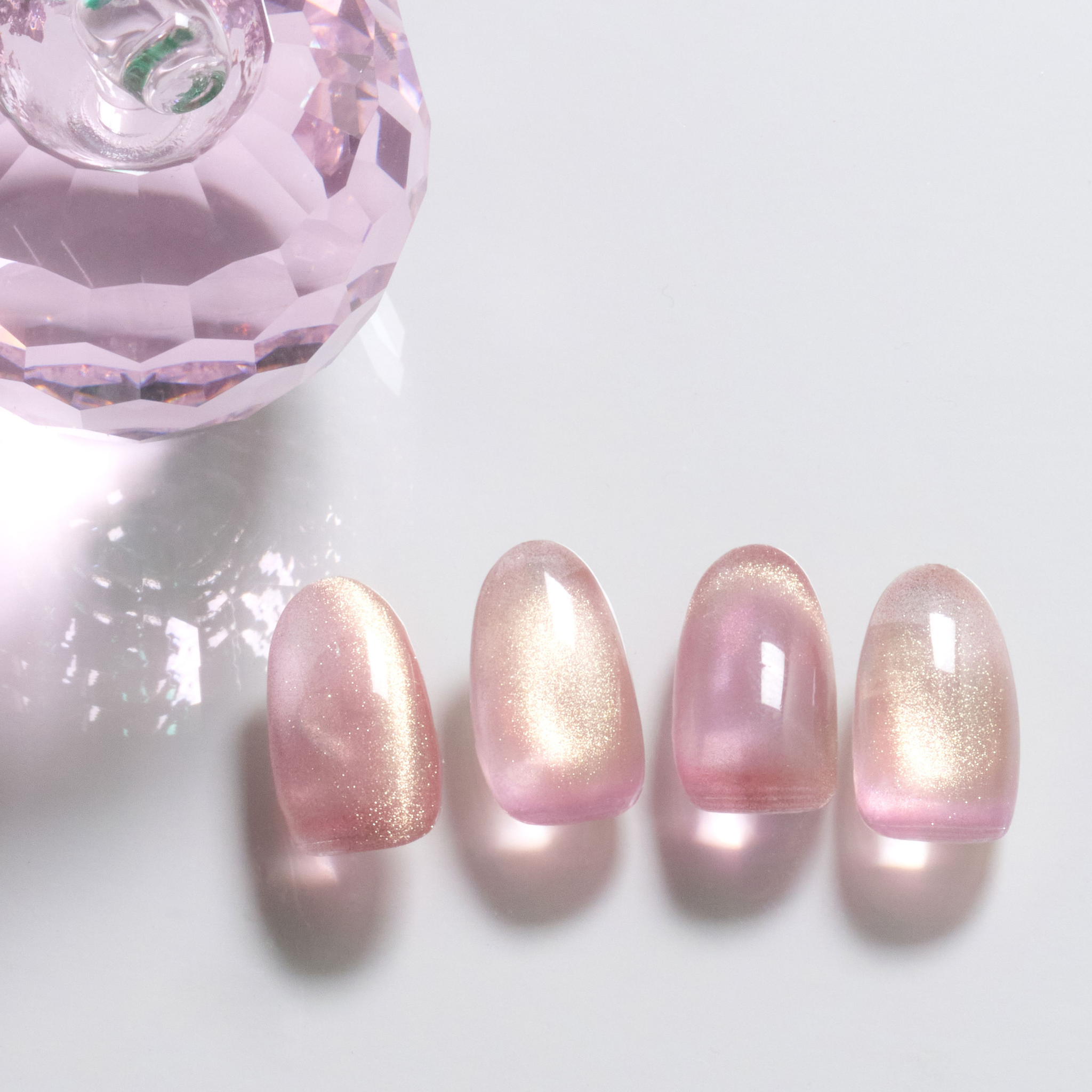 【6/12 先行販売】GELiSM ジェルポリッシュ MF54 glass pink  / グラスピンク