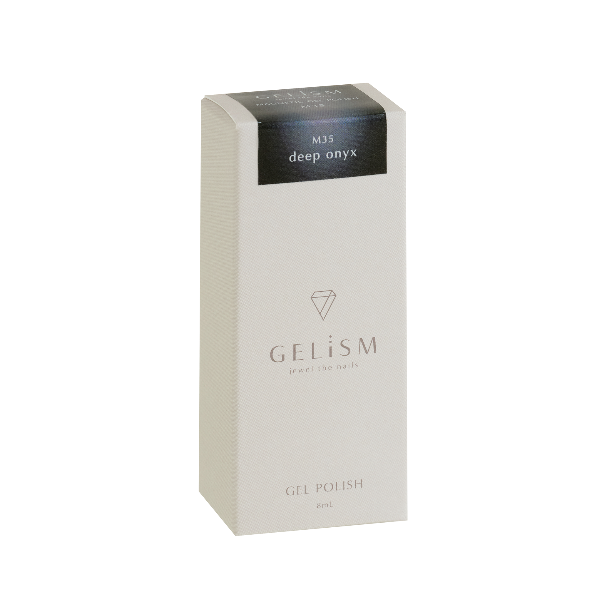 【限定色】GELiSM ジェルポリッシュ M35 deep onyx / ディープオニキス