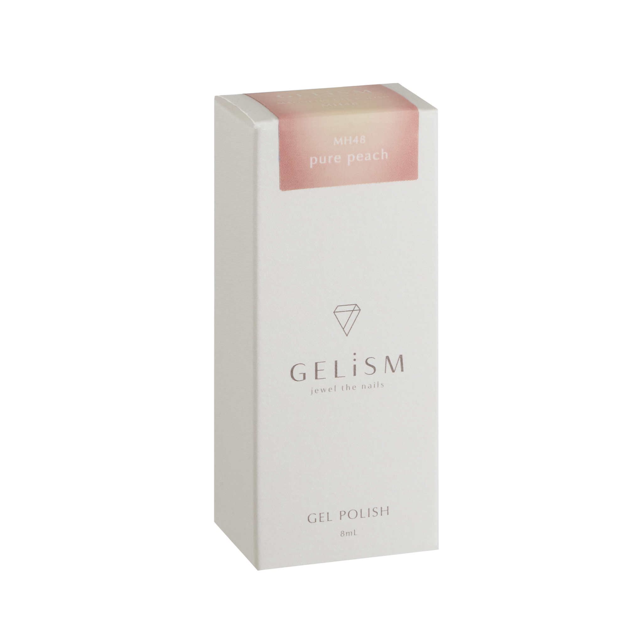 【3/19 先行発売】GELiSM ジェルポリッシュ MH48 pure peach / ピュアピーチ