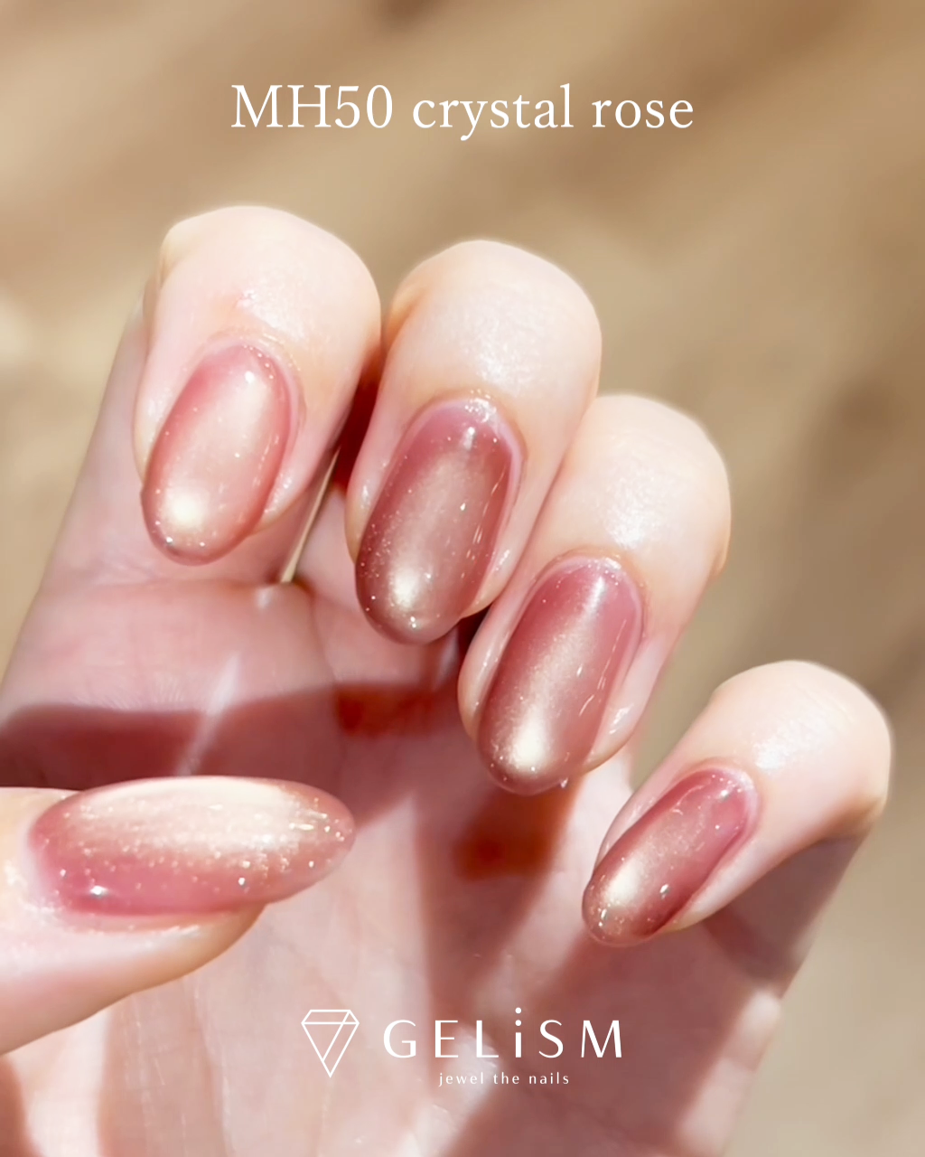 【3/19 先行発売】GELiSM ジェルポリッシュ MH50 crystal rose  / クリスタルローズ