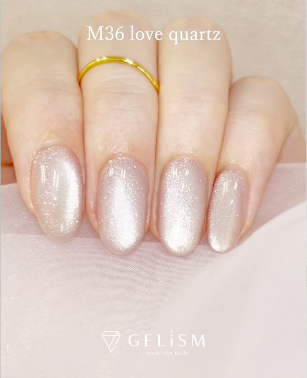 【限定色】GELiSM ジェルポリッシュ M36 love quartz / ラブクオーツ