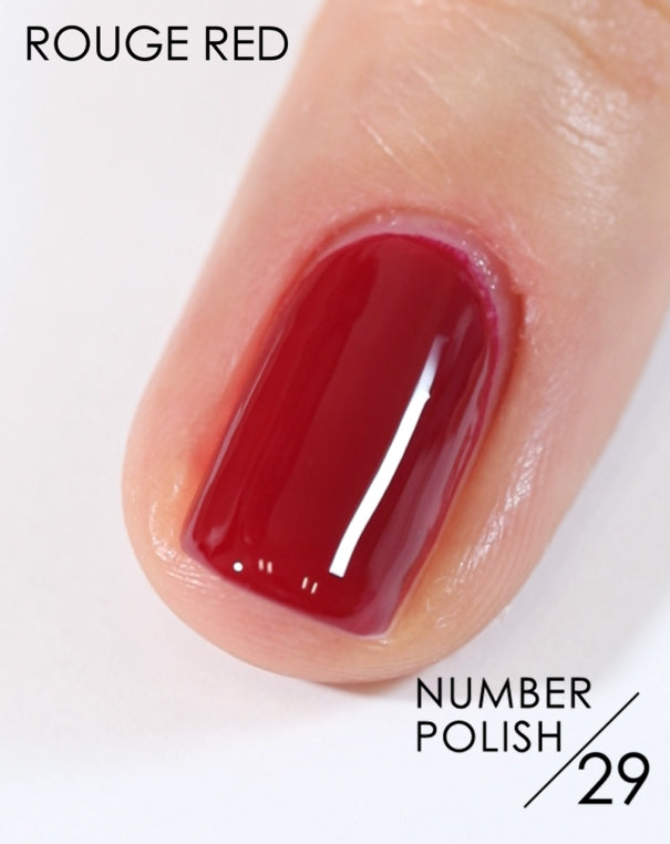 NUMBER POLISH（ナンバーポリッシュ）29 Rouge Red | D-UP 公式通販