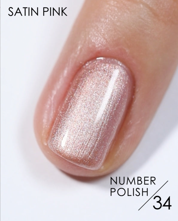 pinkpink.522様 NUMBER POLISH（ナンバーポリッシュ） 34 Satin Pink | D-UP