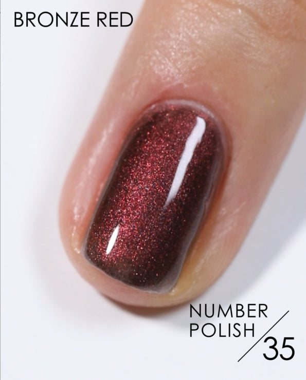 NUMBER POLISH（ナンバーポリッシュ）35 Bronze Red | D-UP 公式通販